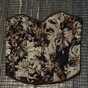 Floral Tapestry Corset